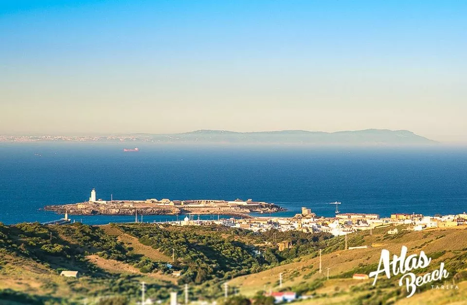 view from Tarifa, spain