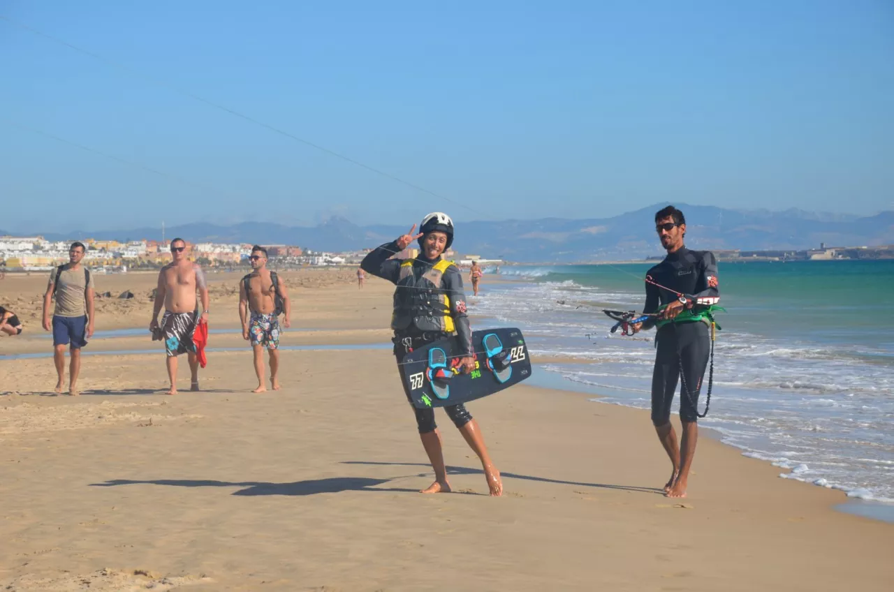 kite course Conil